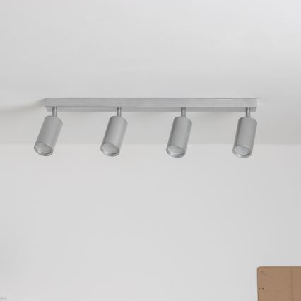 Brilagi - Kohtvalgusti vannituppa SELE 4xGU10/30W/230V IP44 hõbedane