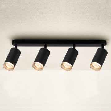 Brilagi - Kohtvalgusti vannituppa SELE 4xGU10/30W/230V IP44 must
