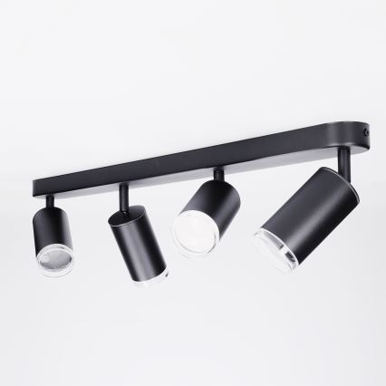 Brilagi - Kohtvalgusti vannituppa SELE 4xGU10/30W/230V IP44 must