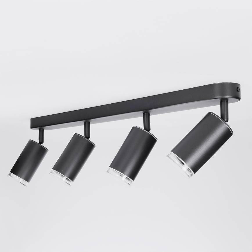 Brilagi - Kohtvalgusti vannituppa SELE 4xGU10/30W/230V IP44 must