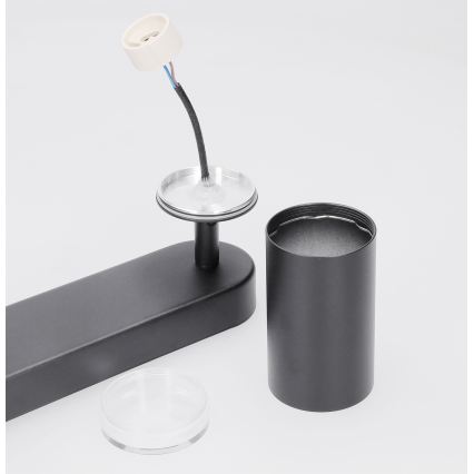 Brilagi - Kohtvalgusti vannituppa SELE 4xGU10/30W/230V IP44 must