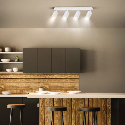 Brilagi - Kohtvalgusti vannituppa SELE 4xGU10/30W/230V IP44 valge