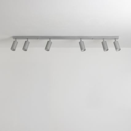 Brilagi - Kohtvalgusti vannituppa SELE 6xGU10/30W/230V IP44 hõbedane