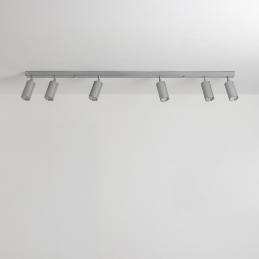 Brilagi - Kohtvalgusti vannituppa SELE 6xGU10/30W/230V IP44 hõbedane