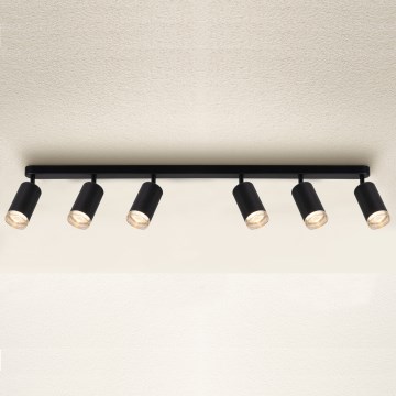 Brilagi - Kohtvalgusti vannituppa SELE 6xGU10/30W/230V IP44 must