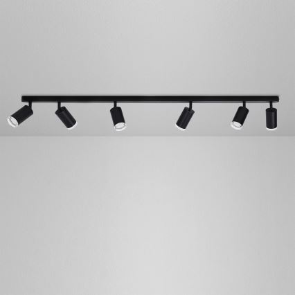 Brilagi - Kohtvalgusti vannituppa SELE 6xGU10/30W/230V IP44 must