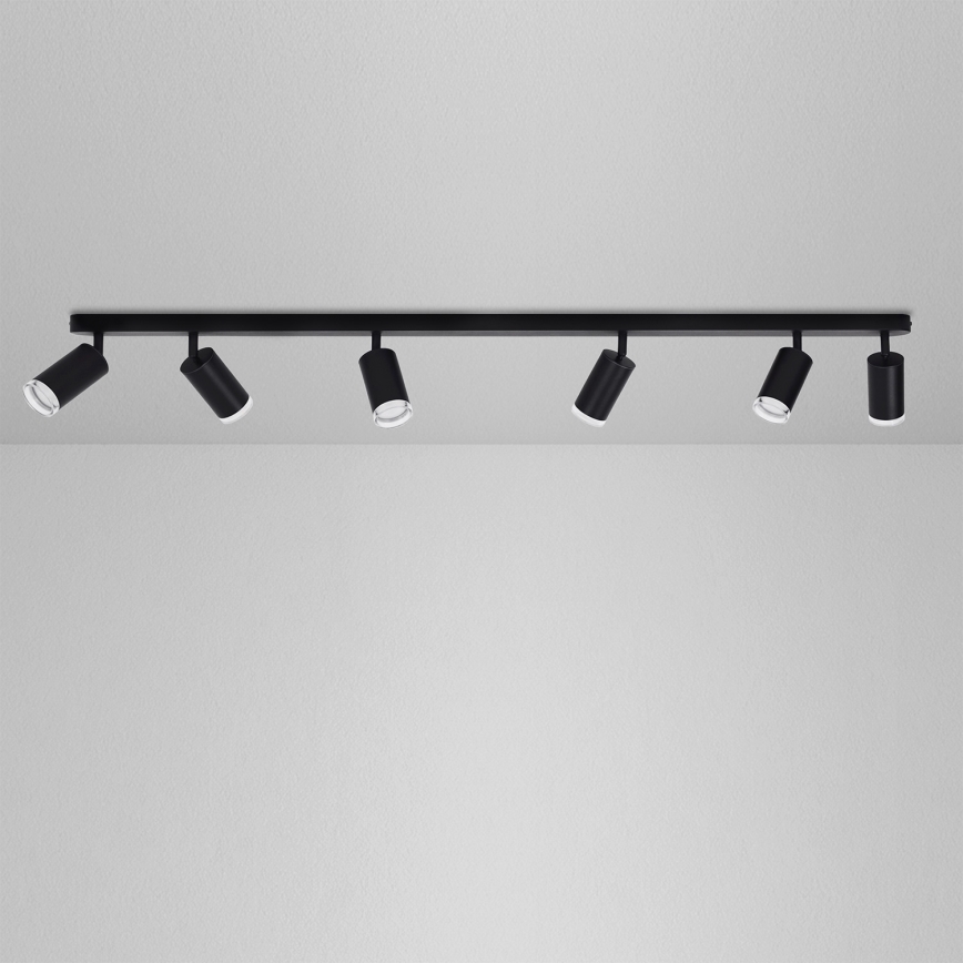 Brilagi - Kohtvalgusti vannituppa SELE 6xGU10/30W/230V IP44 must