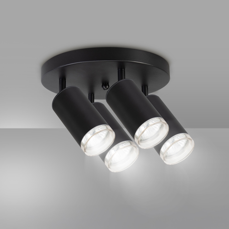 Brilagi - Kohtvalgusti vannituppa SELE AQUA 4xGU10/30W/230V IP44 must