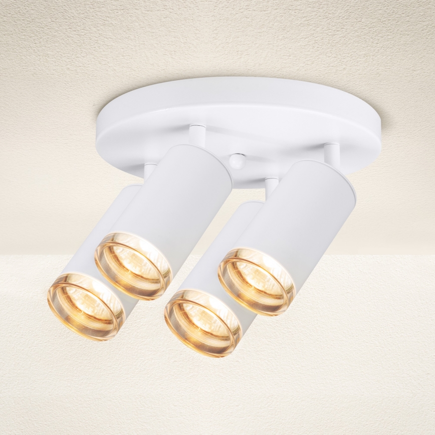 Brilagi - Kohtvalgusti vannituppa SELE AQUA 4xGU10/30W/230V IP44 valge