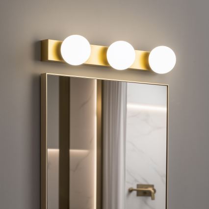 BRILAGI - Komplekt 2x LED vannitoa seinavalgusti HOLLYWOOD 3xLED/3W/230V 39 cm IP44 kuldne
