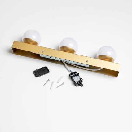 BRILAGI - Komplekt 2x LED vannitoa seinavalgusti HOLLYWOOD 3xLED/3W/230V 39 cm IP44 kuldne