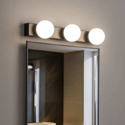 BRILAGI - komplekt 2x LED vannitoa seinavalgusti HOLLYWOOD 3xLED/3W/230V 39 cm IP44 must
