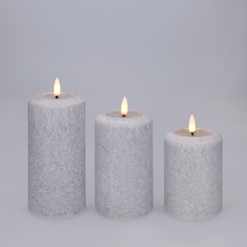 BRILAGI - komplekt 3x LED-küünlaid LED/2xAA hall