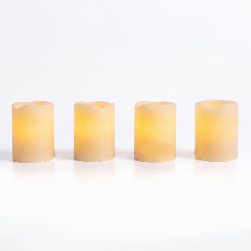 BRILAGI - KOMPLEKT 4x LED-küünlaid LED/1xCR2032 kreemjad