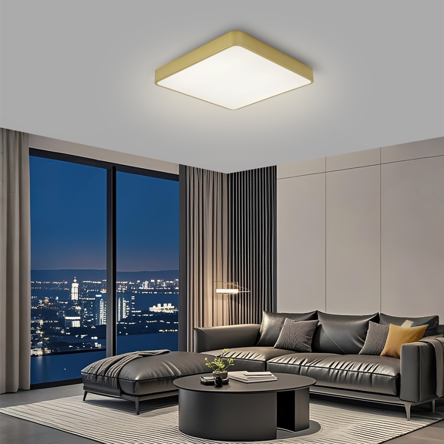 Brilagi - kuldne LED-laevalgusti POOL LED/48W/230V 3000/4000/6000K 50x50 cm