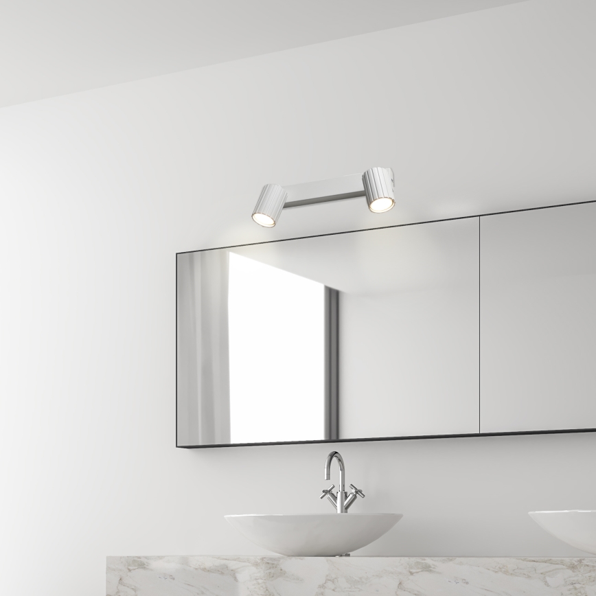 Brilagi - lae suunavalgusti CRISPINA 2xGU10/10W/230V valge