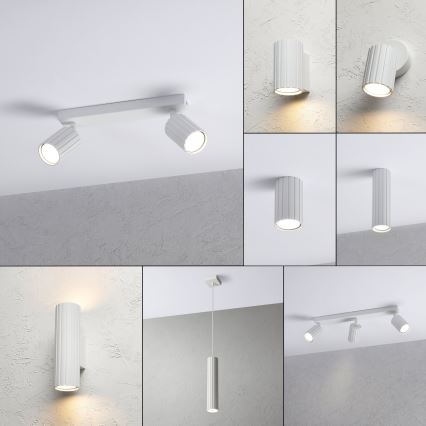 Brilagi - lae suunavalgusti CRISPINA 2xGU10/10W/230V valge