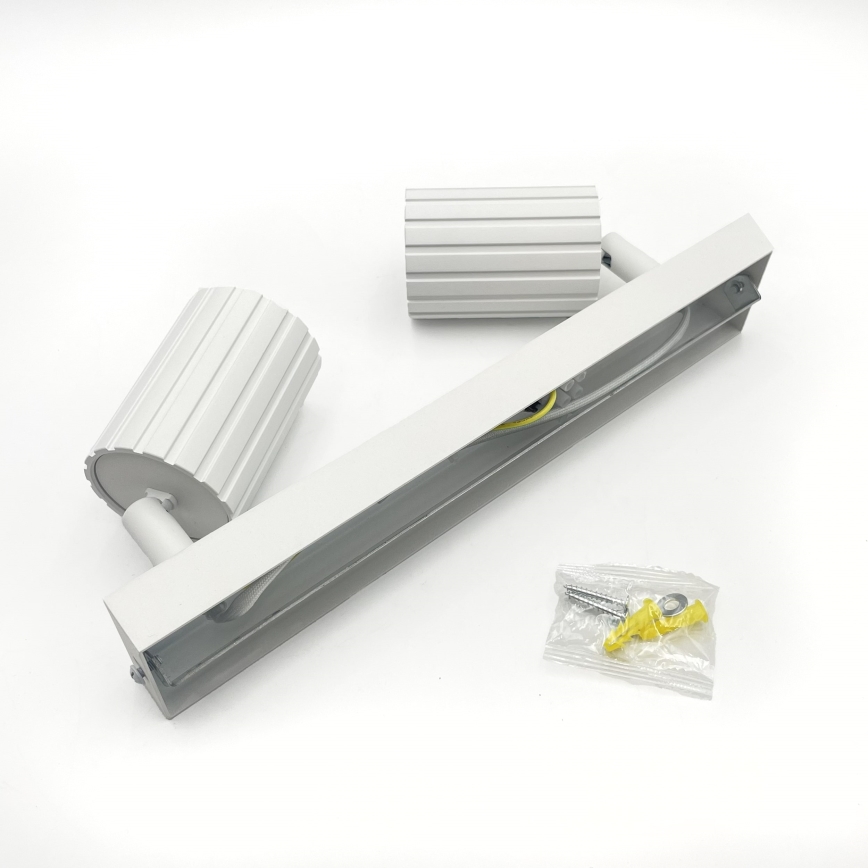 Brilagi - lae suunavalgusti CRISPINA 2xGU10/10W/230V valge