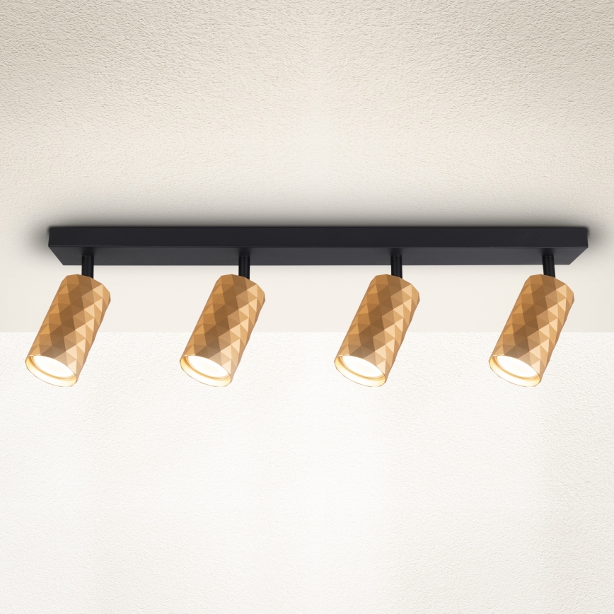 Brilagi - lae suunavalgusti SELE DIAMANT 4xGU10/30W/230V kuldne