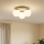 Brilagi - laelamp 1xE27/60W/230V, läbimõõt 15 cm, beež/kuldne