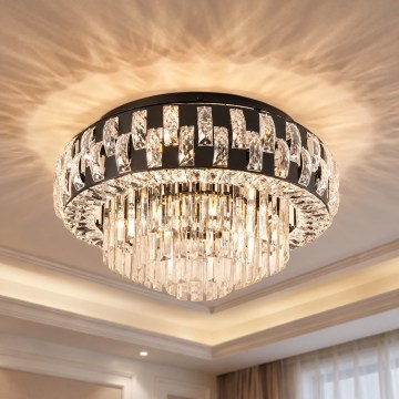 BRILAGI - laelamp AURELIA 5xE14/40W/230V, Ø 50 cm, must