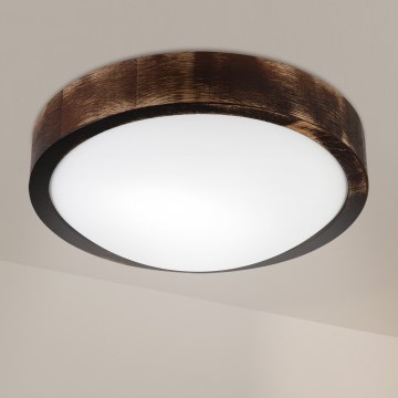 Brilagi - Laelamp CARVALHO SLIM SMOKEY 1xE27/60W/230V tamm, läbimõõt 27,5 cm