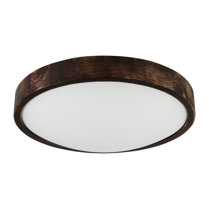 Brilagi - laelamp CARVALHO SLIM SMOKEY 2xE27/60W/230V tamm, läbimõõt 37,5 cm