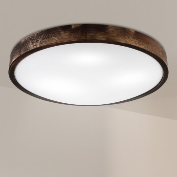 Brilagi - Laelamp CARVALHO SLIM SMOKEY 3xE27/60W/230V tamm, läbimõõt 47,5 cm