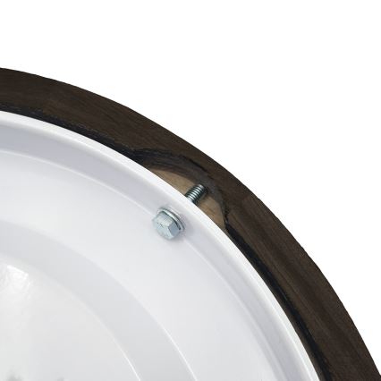 Brilagi - Laelamp CARVALHO SMOKEY 1xE27/60W/230V tamm Ø 27,5 cm
