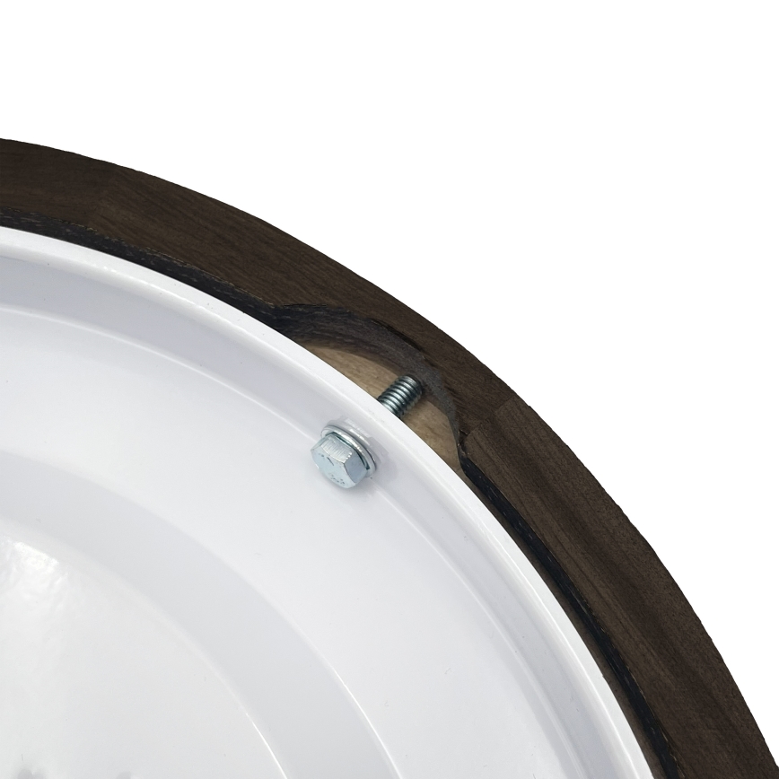 Brilagi - Laelamp CARVALHO SMOKEY 1xE27/60W/230V tamm Ø 27,5 cm