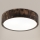 Brilagi - Laelamp CARVALHO SMOKEY 2xE27/60W/230V tamm, läbimõõt 37,5 cm