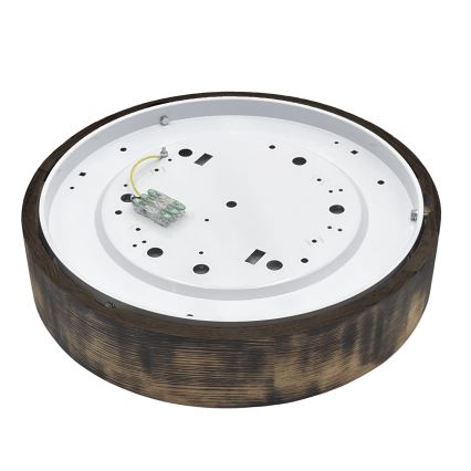 Brilagi - Laelamp CARVALHO SMOKEY 2xE27/60W/230V tamm, läbimõõt 37,5 cm