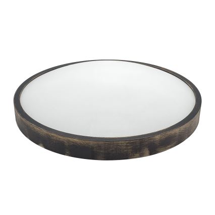 Brilagi - Laelamp CARVALHO SMOKEY 3xE27/15W/230V tamm läbimõõt 47,5 cm