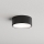 Brilagi - laelamp CLARE 1xE27/24W/230V läbimõõt 20 cm must