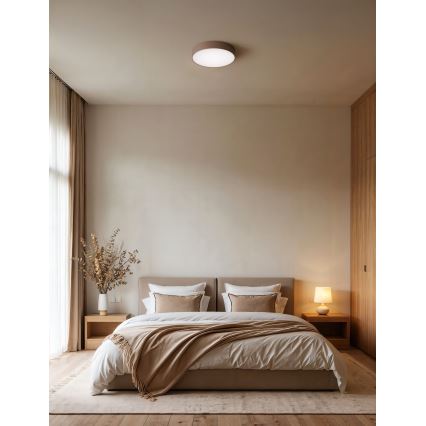Brilagi - laelamp CLARE 2xE27/40W/230V, läbimõõt 30 cm, pruun
