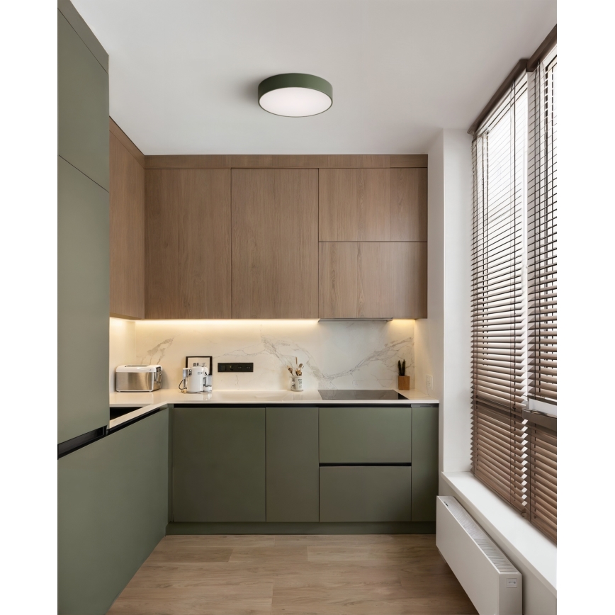 Brilagi - laelamp CLARE 3xE27/40W/230V, läbimõõt 40 cm, khaki