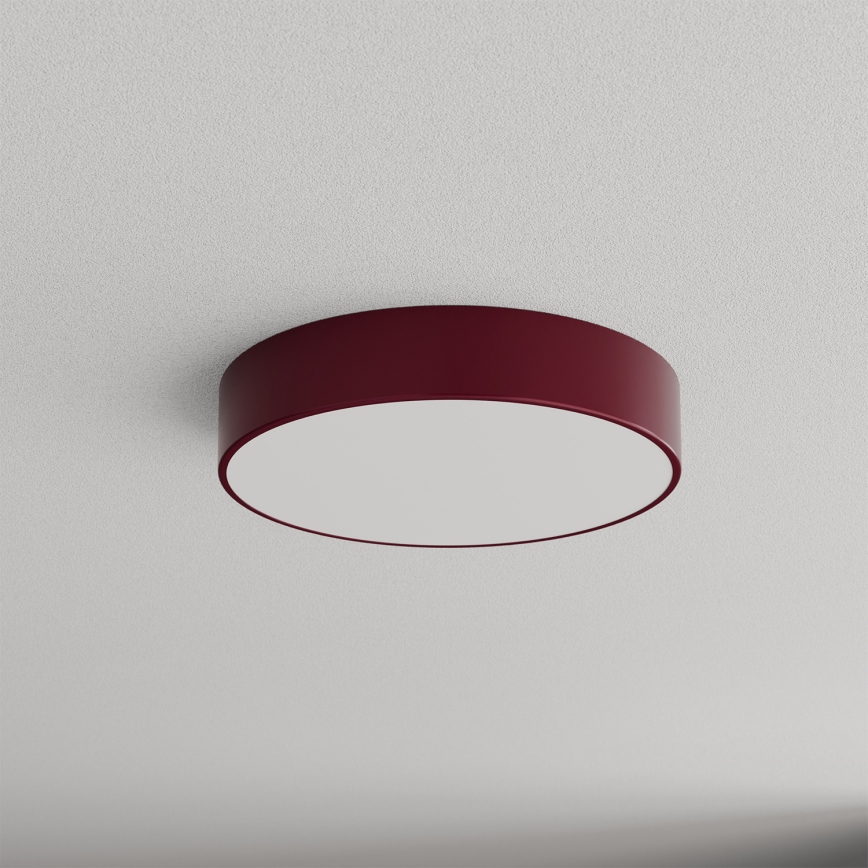 Brilagi - Laelamp CLARE 3xE27/40W/230V Ø 40 cm burgundipunane