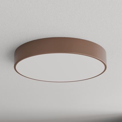 Brilagi - laelamp CLARE 4xE27/24W/230V, läbimõõt 50 cm, pruun