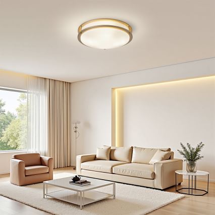 Brilagi - laelamp ELARO 4xE27/40W/230V läbimõõt 41 cm kuldne