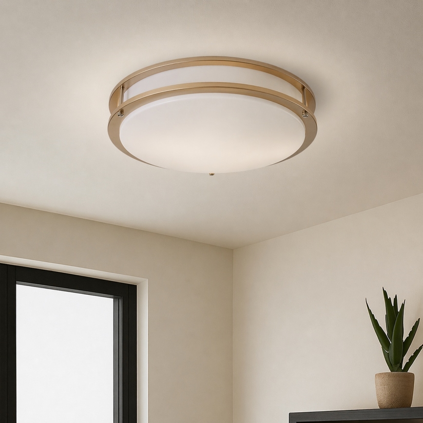 Brilagi - laelamp ELARO 4xE27/40W/230V läbimõõt 41 cm kuldne