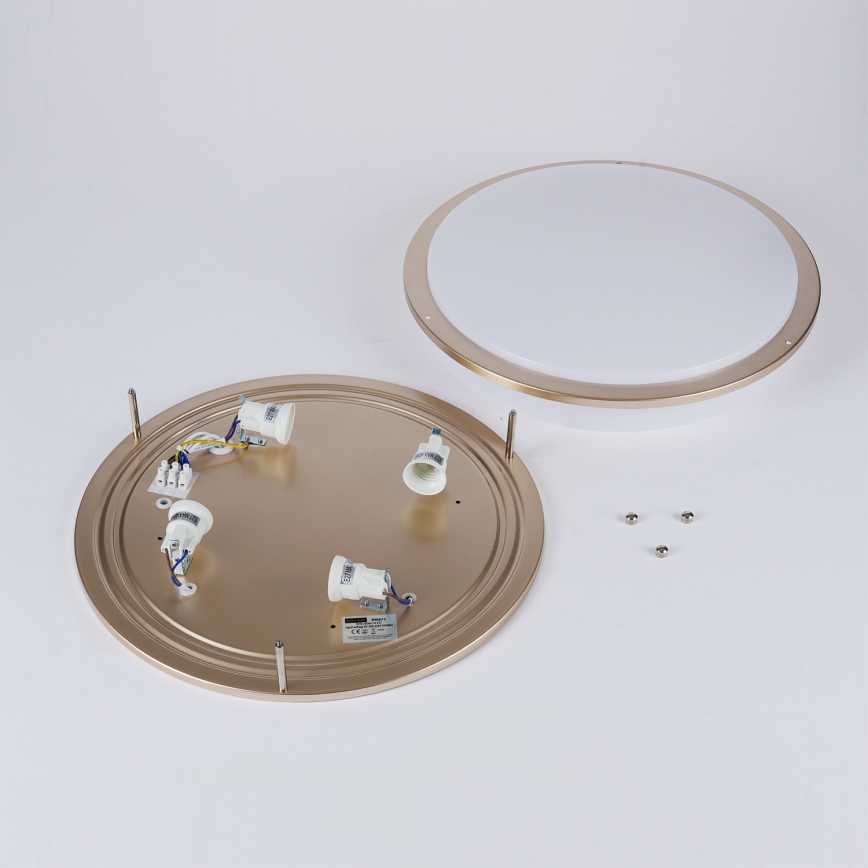 Brilagi - laelamp ELARO 4xE27/40W/230V läbimõõt 41 cm kuldne