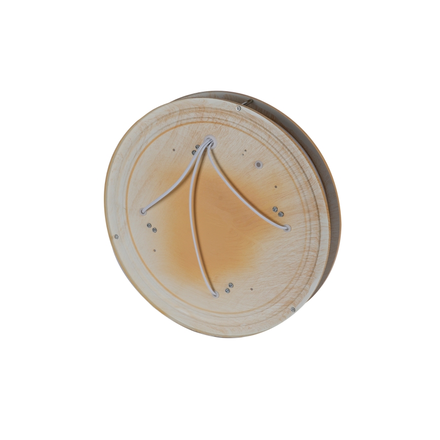 Brilagi - laelamp ELARO 4xE27/40W/230V Ø 41 cm puiduefektiga