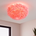 BRILAGI - Laelamp FEATHER 3xE27/40W/230V, läbimõõt 50 cm, roosa