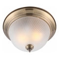 Brilagi - Laelamp FRESCO 2xE27/40W/230V läbimõõt 28 cm messing