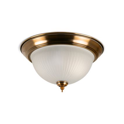 BRILAGI - Laelamp FRESCO 2xE27/40W/230V läbimõõt 28 cm messing