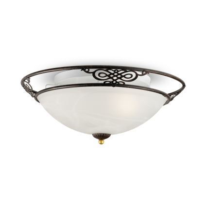 BRILAGI - laelamp FRESCO 2xE27/40W/230V, läbimõõt 43 cm, pruun