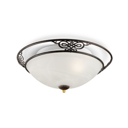 BRILAGI - laelamp FRESCO 2xE27/40W/230V, läbimõõt 43 cm, pruun