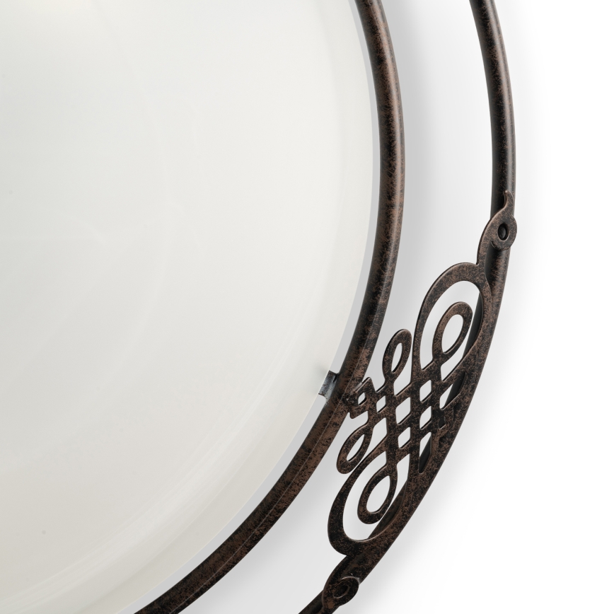 BRILAGI - laelamp FRESCO 2xE27/40W/230V, läbimõõt 43 cm, pruun