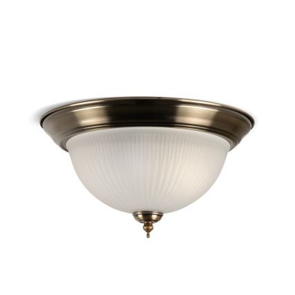 BRILAGI - Laelamp FRESCO 2xE27/40W/230V Ø 28 cm messing