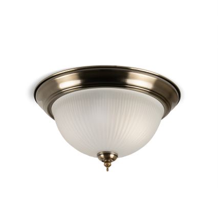 BRILAGI - Laelamp FRESCO 2xE27/40W/230V Ø 28 cm messing
